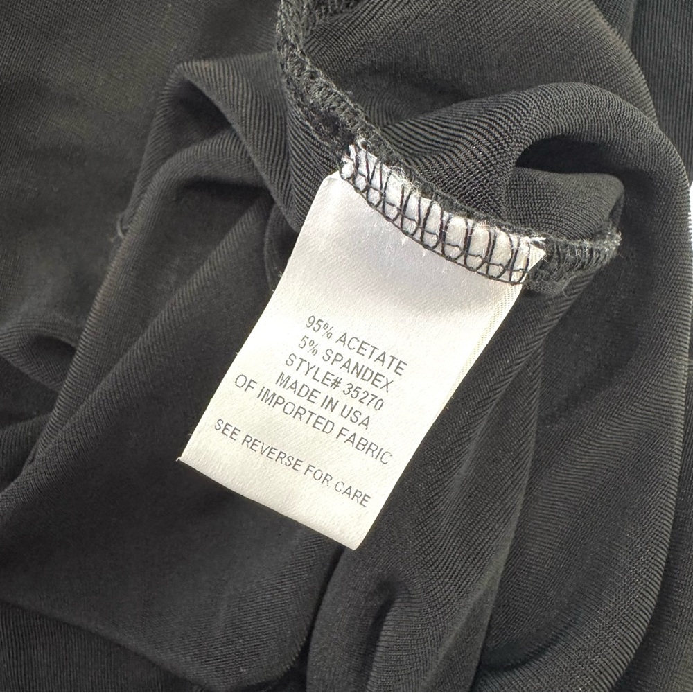 Travel Smith Women’s Sz XL Black Short Sleeve Maxi Dress Slinky Stretchy Comfort - Picture 8 of 11